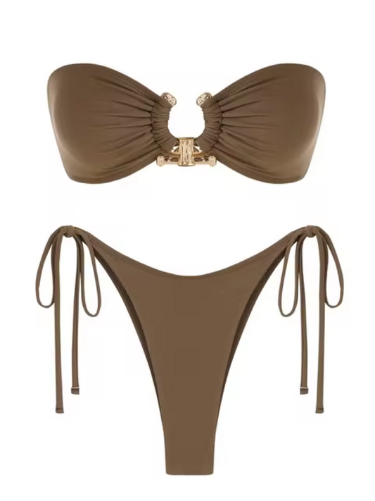 Earthy Tones O Ring Bikini