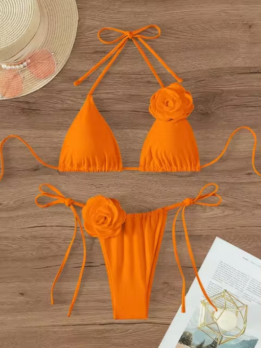 Sunrise Blossom Bikini Set